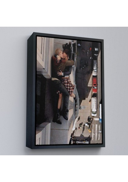 Çerçeveli Dekoratif Kanvas Tablo, Ölüm Öpücüğü Tablosu - The Kiss Of DEATH-7962 modelleri