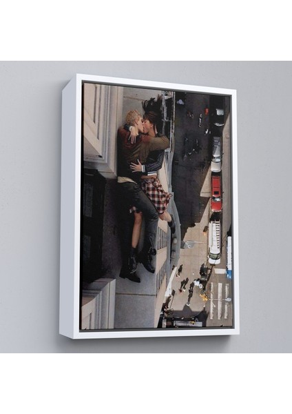 Çerçeveli Dekoratif Kanvas Tablo, Ölüm Öpücüğü Tablosu - The Kiss Of DEATH-7962 fırsatları