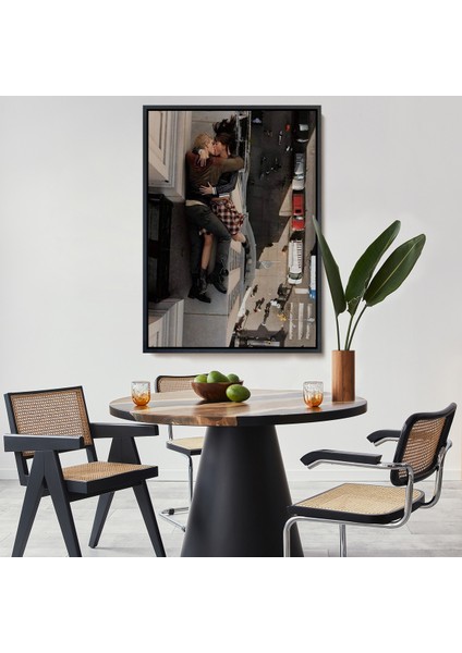 Çerçeveli Dekoratif Kanvas Tablo, Ölüm Öpücüğü Tablosu - The Kiss Of DEATH-7962