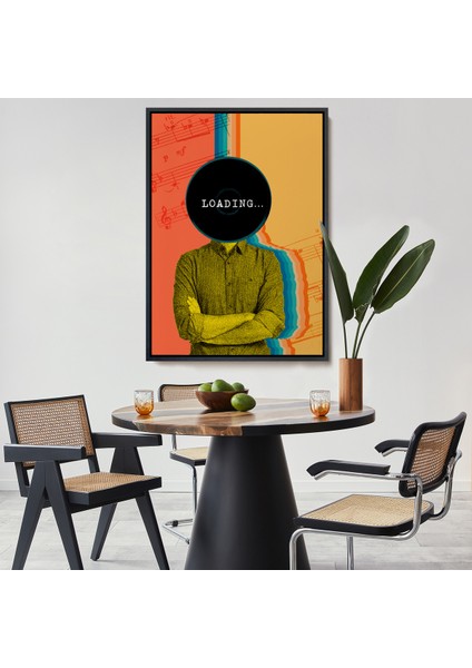 Çerçeveli Dekoratif Kanvas Tablo, Pop Art Loading TABLOSU-7876