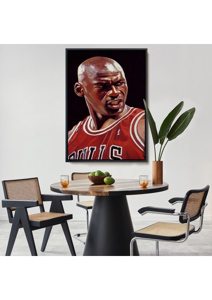 Çerçeveli Dekoratif Kanvas Tablo, Michael Jordan TABLO-7928