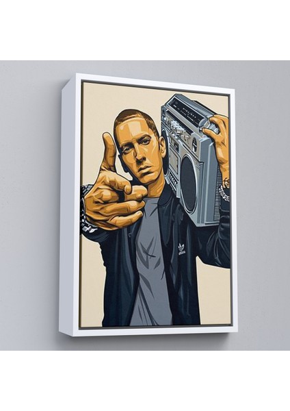 Çerçeveli Dekoratif Kanvas Tablo, Eminem TABLOSU-7948