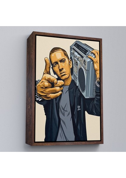 Çerçeveli Dekoratif Kanvas Tablo, Eminem TABLOSU-7948 fiyatları