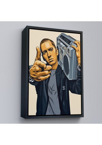 Çerçeveli Dekoratif Kanvas Tablo, Eminem TABLOSU-7948 fırsatları