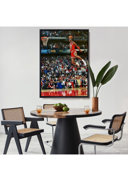 Çerçeveli Dekoratif Kanvas Tablo, Michael Jordan TABLO-7818