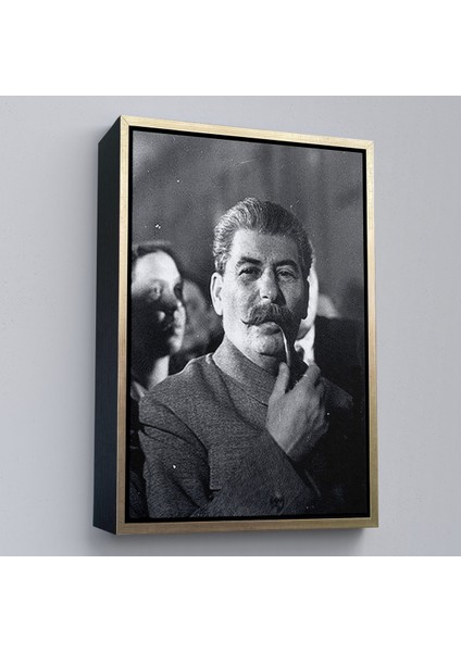 Çerçeveli Dekoratif Kanvas Tablo, Joseph Stalin Rusya ve Sovyetler Birliği Sscb TABLO-7936