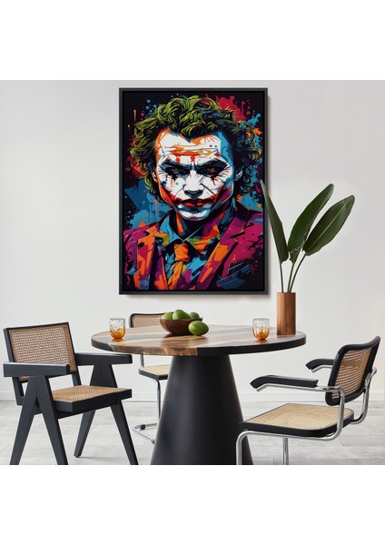 Çerçeveli Dekoratif Kanvas Tablo, Joker TABLOSU-7937