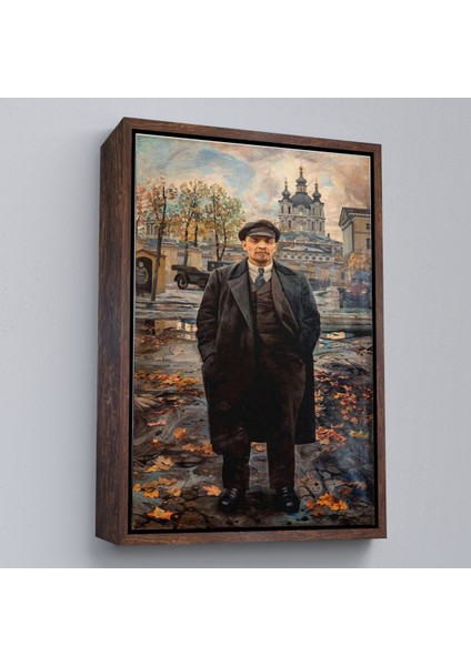 Çerçeveli Dekoratif Kanvas Tablo, Sovyet Lideri Vladimir Lenin TABLO-7973 fiyatları