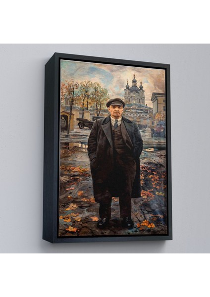 Çerçeveli Dekoratif Kanvas Tablo, Sovyet Lideri Vladimir Lenin TABLO-7973 fırsatları