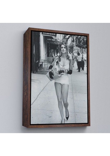 Çerçeveli Dekoratif Kanvas Tablo, Cindy Crawford TABLOSU-7976 fiyatları