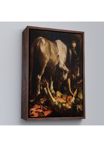 Çerçeveli Kanvas Tablo, Caravaggio - Aziz Paul'un Dönüşümü Tablo - The Conversion Of Saint PAUL-8104 fiyatları