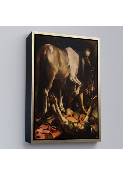 Çerçeveli Kanvas Tablo, Caravaggio - Aziz Paul'un Dönüşümü Tablo - The Conversion Of Saint PAUL-8104 modelleri