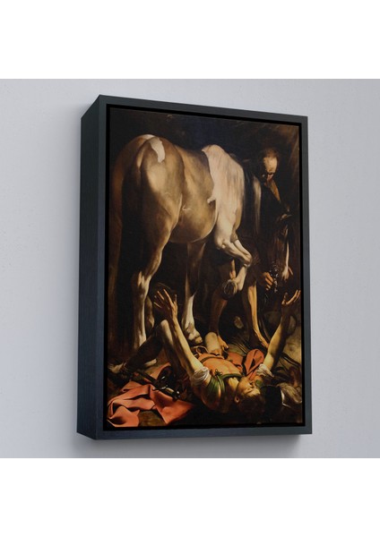 Çerçeveli Kanvas Tablo, Caravaggio - Aziz Paul'un Dönüşümü Tablo - The Conversion Of Saint PAUL-8104 fırsatları