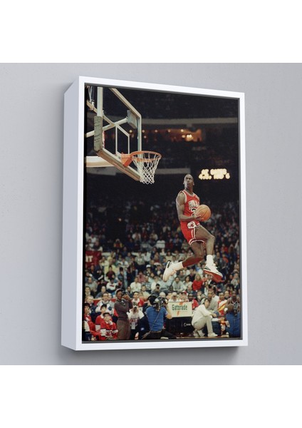 Çerçeveli Dekoratif Kanvas Tablo, Michael Jordan TABLO-7965 fırsatları