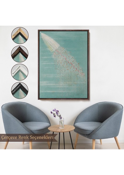 Çerçeveli Dekoratif Kanvas Tablo, Alfred Fredol - Apolémie Konturnée TABLO-8063