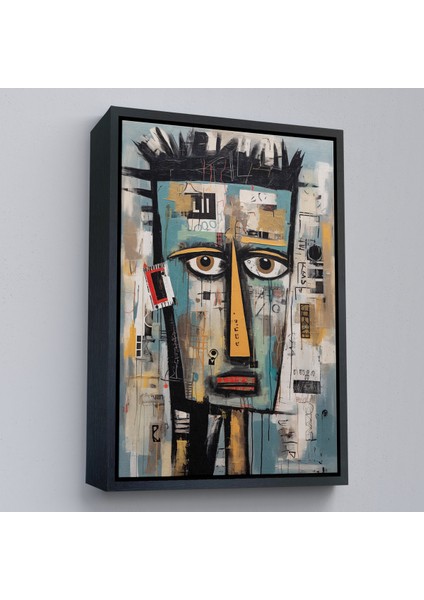 Çerçeveli Dekoratif Kanvas Tablo, Sürreal Insan Yüzü TABLO-7999 modelleri