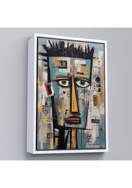 Çerçeveli Dekoratif Kanvas Tablo, Sürreal Insan Yüzü TABLO-7999 fırsatları