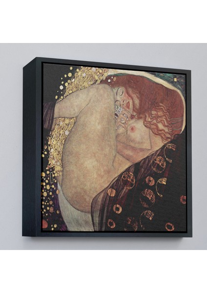 Çerçeveli Dekoratif Kanvas Tablo, Gustav Klimt Danae TABLOSU-8340