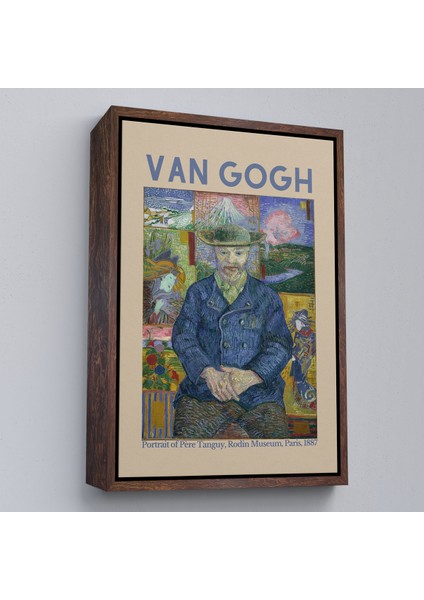 Çerçeveli Dekoratif Kanvas Tablo, Vincent Van Gogh - Bildnis'in Babası Tanguy TABLO-8050 fiyatları