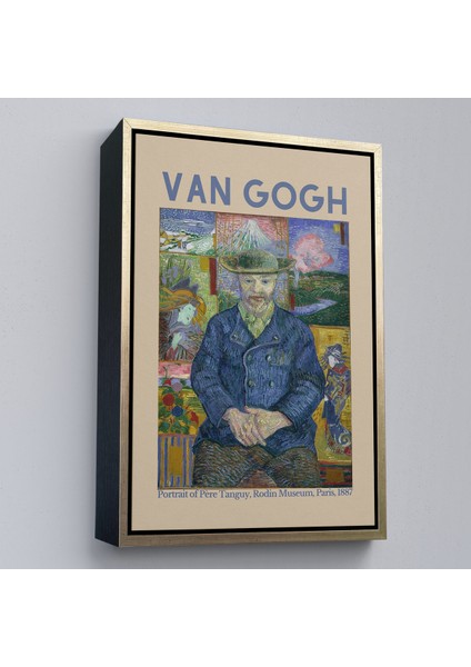 Çerçeveli Dekoratif Kanvas Tablo, Vincent Van Gogh - Bildnis'in Babası Tanguy TABLO-8050 modelleri