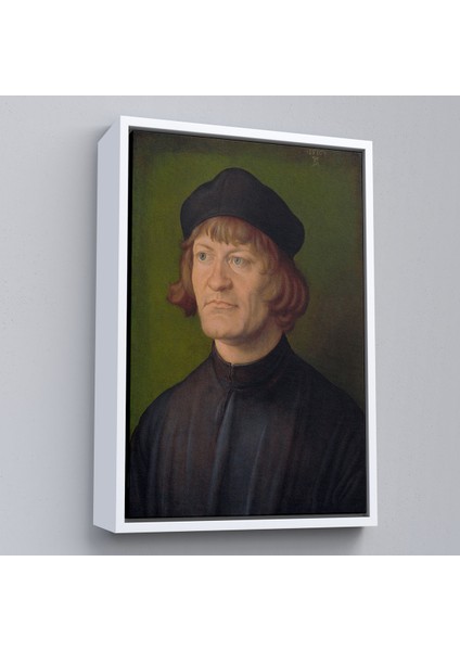 Çerçeveli Kanvas Tablo, Albrecht Dürer - Bir Din Adamı Portresi - Bildnis Eines GEISTLICHEN-8081 fırsatları