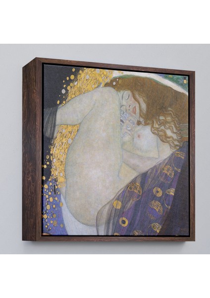 Çerçeveli Dekoratif Kanvas Tablo, Gustav Klimt'in Danae TABLOSU-8318 fiyatları