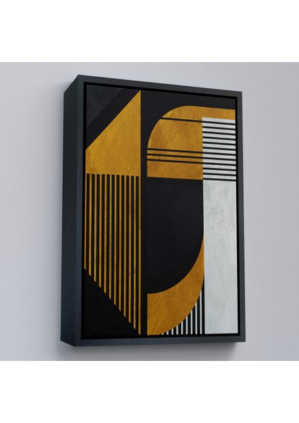 Çerçeveli Dekoratif Kanvas Tablo, Geometrik Soyut TABLO-7871
