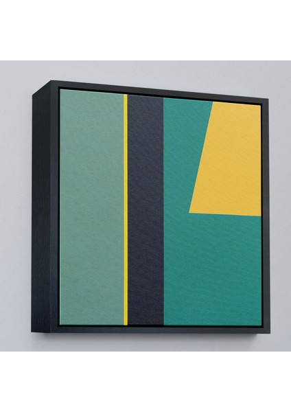 Çerçeveli Dekoratif Kanvas Tablo, Léon Wuidar - Soyut TABLO-8303