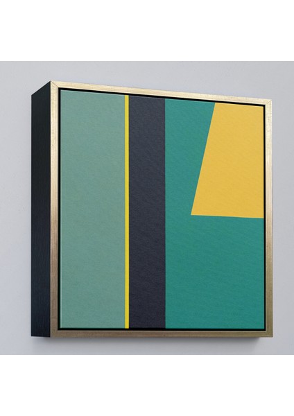 Çerçeveli Dekoratif Kanvas Tablo, Léon Wuidar - Soyut TABLO-8303 modelleri