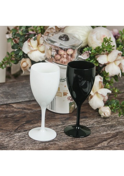 Kırılmaz Şarap Kadehi Beyaz 255 ml 12 Adet fırsatları