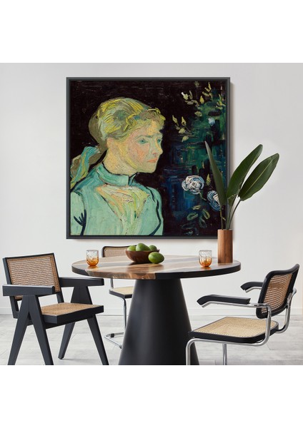 Çerçeveli Dekoratif Kanvas Tablo, Vincent Van Gogh - Adeline Ravoux TABLO-8361