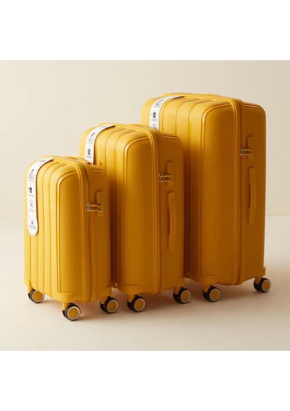 Hardal Renk Küçük Boy Valiz, Hafif ve Şık Seyahat Çantası 55 cm modelleri