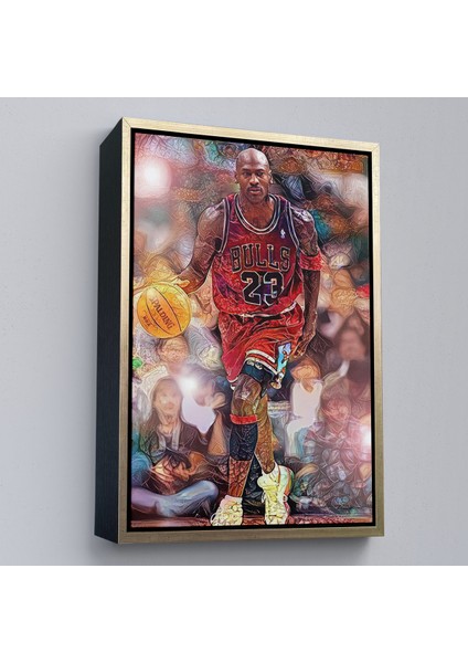 Çerçeveli Dekoratif Kanvas Tablo, Michael Jordan TABLO-7781