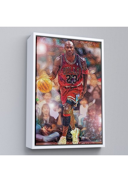 Çerçeveli Dekoratif Kanvas Tablo, Michael Jordan TABLO-7781 fırsatları