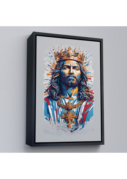 Çerçeveli Dekoratif Kanvas Tablo, Hz Isa Tablosu - JESUS-7927 modelleri