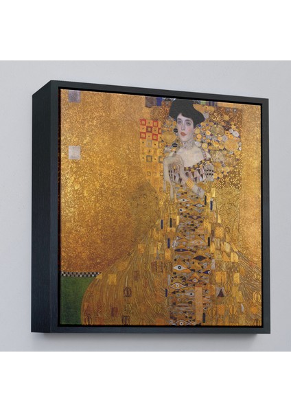 Çerçeveli Dekoratif Kanvas Tablo, Gustav Klimt Adele Bloch'un Altın Kadın TABLOSU-8324 fırsatları