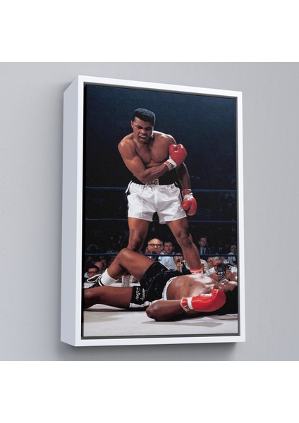 Çerçeveli Dekoratif Kanvas Tablo, Muhammet Ali Nakavt TABLOSU-7938 fırsatları