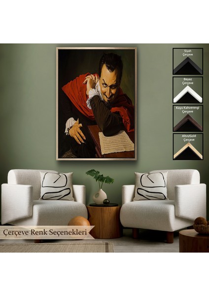 Çerçeveli Dekoratif Kanvas Tablo, Mefistofeles, James Himsworth TABLO-7765