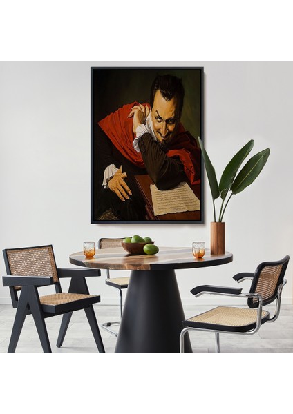 Çerçeveli Dekoratif Kanvas Tablo, Mefistofeles, James Himsworth TABLO-7765