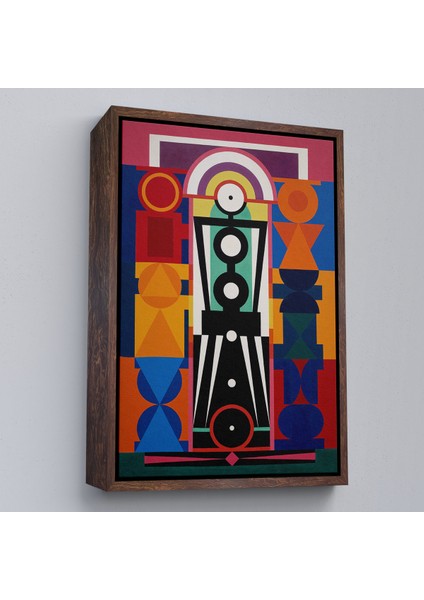 Çerçeveli Dekoratif Kanvas Tablo, Auguste Herbin - Kompozisyon TABLOSU-8093 fiyatları