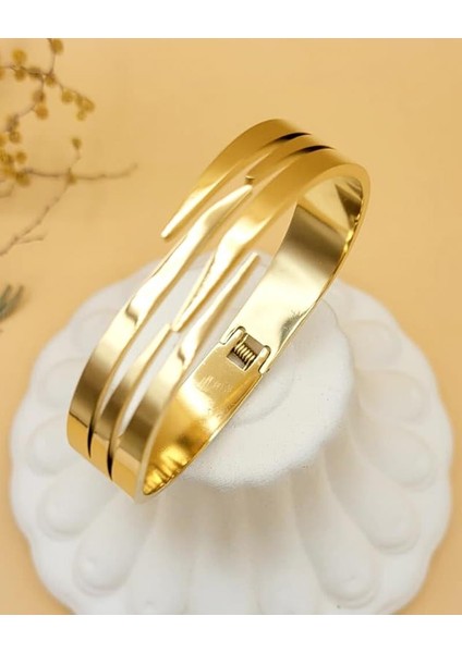 Linea Gold Çelik Kelepçe Bileklik indirimleri