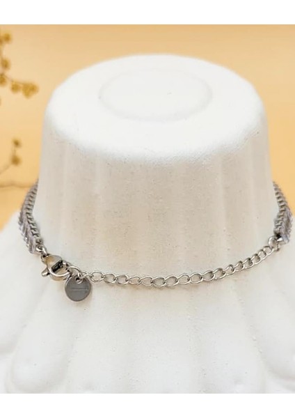 Baget Taşlı Nazar Boncuklu Çelik Bileklik indirimleri