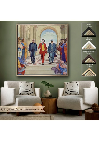 Çerçeveli Dekoratif Kanvas Tablo, Favori Suçlular TABLOSU-8310