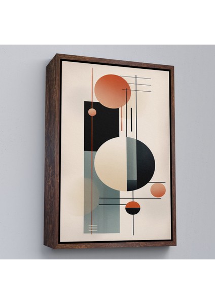 Çerçeveli Dekoratif Kanvas Tablo, Dekoratif Soyut TABLO-8011