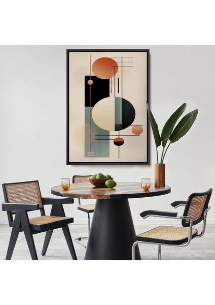 Çerçeveli Dekoratif Kanvas Tablo, Dekoratif Soyut TABLO-8011