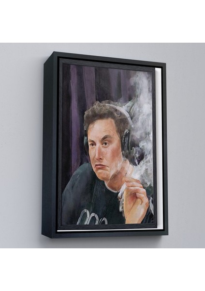 Çerçeveli Dekoratif Kanvas Tablo, Elon Musk TABLOSU-7822 modelleri