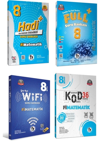 Fi Yayınları 8. Sınıf Lgs Matematik Konu Soru Deneme Full Set