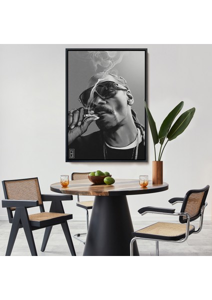 Çerçeveli Dekoratif Kanvas Tablo, Snoop Dogg TABLO-7690