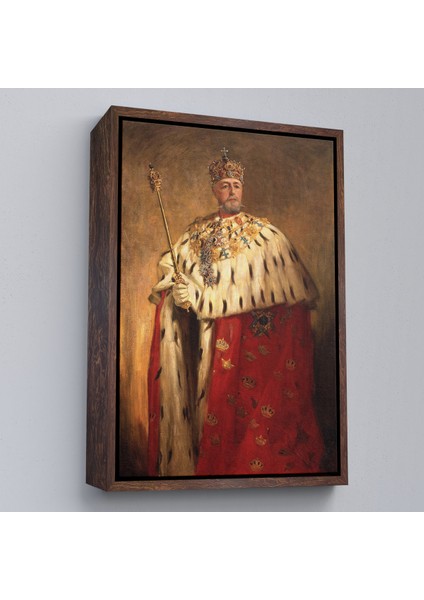 Çerçeveli Dekoratif Kanvas Tablo, Oscar Frederick Ll'nin Portre TABLO-8037 fiyatları