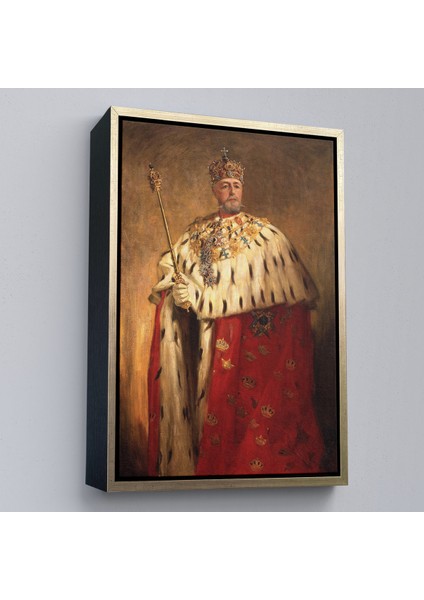 Çerçeveli Dekoratif Kanvas Tablo, Oscar Frederick Ll'nin Portre TABLO-8037 modelleri